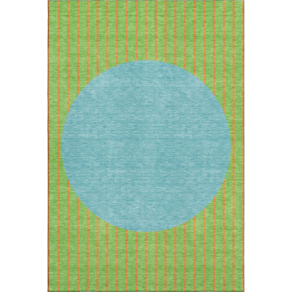 Piper Looms Mayfield Stripes AMF994 Lime Machine Washable Area Rug main image