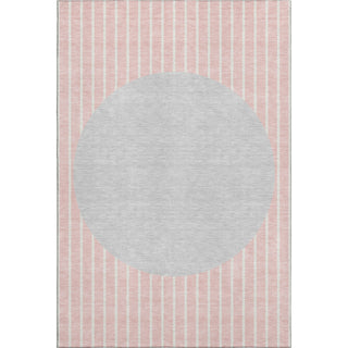 Piper Looms Mayfield Stripes AMF994 Pink Machine Washable Area Rug main image