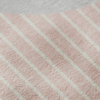 Piper Looms Mayfield Stripes AMF994 Pink Machine Washable Area Rug Swatch Image