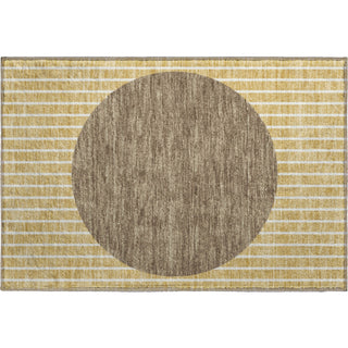 Piper Looms Mayfield Stripes AMF994 Wheat Machine Washable Area Rug Scatter Main Image