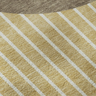 Piper Looms Mayfield Stripes AMF994 Wheat Machine Washable Area Rug Swatch Image