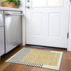 Piper Looms Mayfield Stripes AMF995 Gold Machine Washable Area Rug Scatter Lifestyle Image Feature