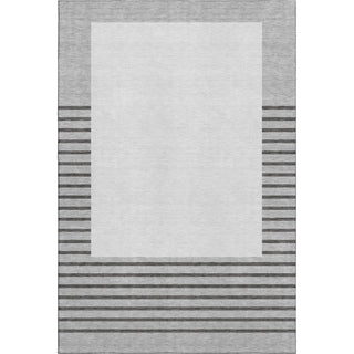 Piper Looms Mayfield Stripes AMF995 Gray Machine Washable Area Rug main image