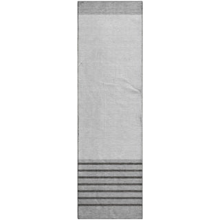 Piper Looms Mayfield Stripes AMF995 Gray Machine Washable Area Rug Runner Main Image