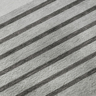 Piper Looms Mayfield Stripes AMF995 Gray Machine Washable Area Rug Swatch Image
