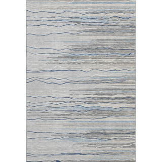 Piper Looms Mayfield Stripes AMF996 Gray Machine Washable Area Rug main image