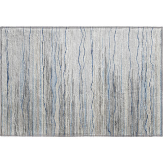 Piper Looms Mayfield Stripes AMF996 Gray Machine Washable Area Rug Scatter Main Image