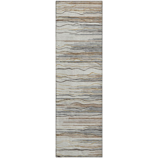 Piper Looms Mayfield Stripes AMF996 Ivory Machine Washable Area Rug Runner Main Image