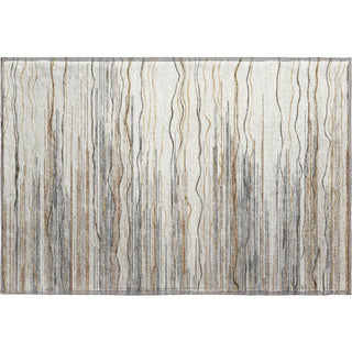 Piper Looms Mayfield Stripes AMF996 Ivory Machine Washable Area Rug Scatter Main Image