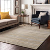 Piper Looms Mayfield Stripes AMF996 Linen Machine Washable Area Rug Lifestyle Image Feature