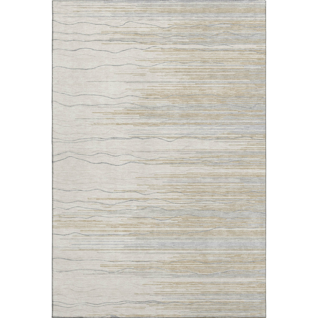 Piper Looms Mayfield Stripes AMF996 Linen Machine Washable Area Rug main image