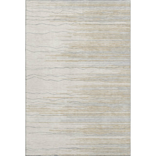 Piper Looms Mayfield Stripes AMF996 Linen Machine Washable Area Rug main image