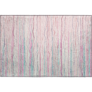 Piper Looms Mayfield Stripes AMF996 Pink Machine Washable Area Rug Scatter Main Image