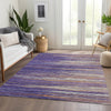Piper Looms Mayfield Stripes AMF996 Purple Machine Washable Area Rug Lifestyle Image Feature