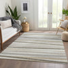 Piper Looms Mayfield Stripes AMF997 Ivory Machine Washable Area Rug Lifestyle Image Feature