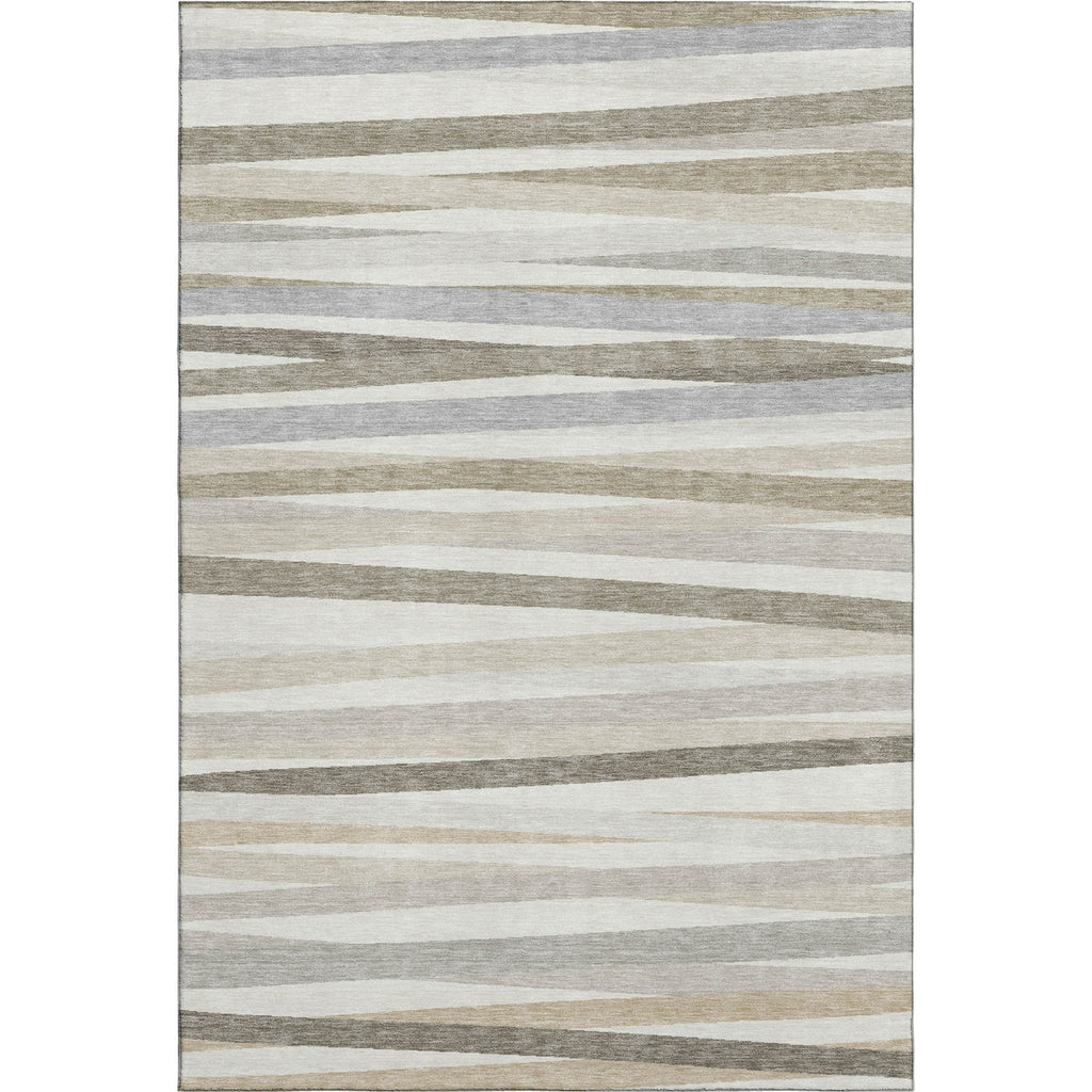 Piper Looms Mayfield Stripes AMF997 Ivory Machine Washable Area Rug main image