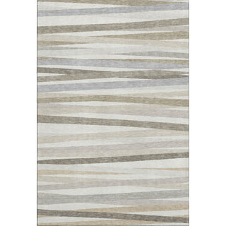 Piper Looms Mayfield Stripes AMF997 Ivory Machine Washable Area Rug main image