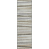 Piper Looms Mayfield Stripes AMF997 Ivory Machine Washable Area Rug Runner Main Image