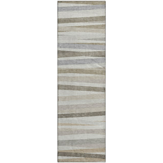 Piper Looms Mayfield Stripes AMF997 Ivory Machine Washable Area Rug Runner Main Image