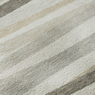 Piper Looms Mayfield Stripes AMF997 Ivory Machine Washable Area Rug Swatch Image
