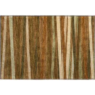 Piper Looms Mayfield Stripes AMF997 Paprika Machine Washable Area Rug Scatter Main Image