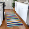 Piper Looms Mayfield Stripes AMF997 White Machine Washable Area Rug Runner Lifestyle Image Feature