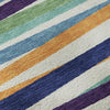 Piper Looms Mayfield Stripes AMF997 White Machine Washable Area Rug Swatch Image