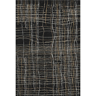 Piper Looms Mayfield Stripes AMF998 Black Machine Washable Area Rug main image