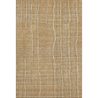 Piper Looms Mayfield Stripes AMF998 Gold Machine Washable Area Rug main image