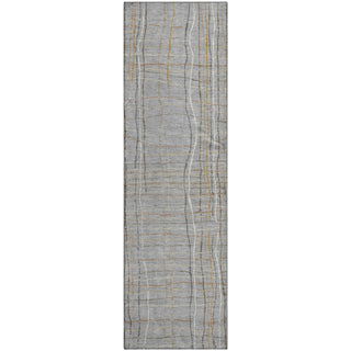 Piper Looms Mayfield Stripes AMF998 Gray Machine Washable Area Rug Runner Main Image