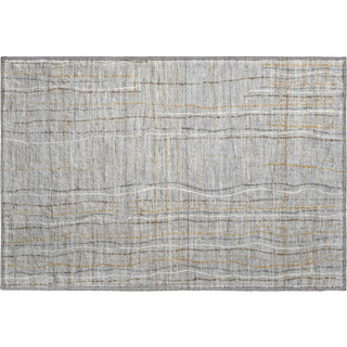 Piper Looms Mayfield Stripes AMF998 Gray Machine Washable Area Rug Scatter Main Image