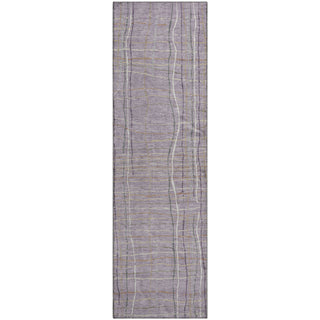 Piper Looms Mayfield Stripes AMF998 Lavender Machine Washable Area Rug Runner Main Image