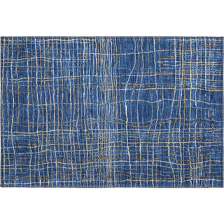 Piper Looms Mayfield Stripes AMF998 Navy Machine Washable Area Rug Scatter Main Image