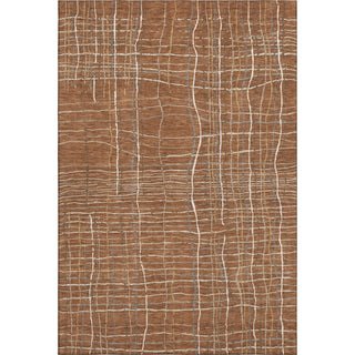 Piper Looms Mayfield Stripes AMF998 Paprika Machine Washable Area Rug main image
