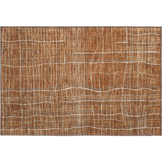 Piper Looms Mayfield Stripes AMF998 Paprika Machine Washable Area Rug Scatter Main Image