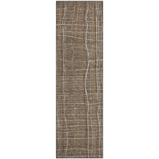 Piper Looms Mayfield Stripes AMF998 Taupe Machine Washable Area Rug Runner Main Image