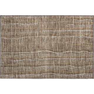 Piper Looms Mayfield Stripes AMF998 Taupe Machine Washable Area Rug Scatter Main Image