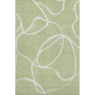 Piper Looms Mayfield Swirls AMF999 Aloe Machine Washable Area Rug main image