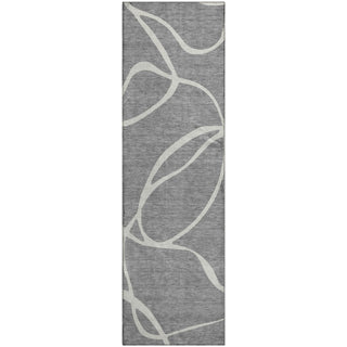 Piper Looms Mayfield Swirls AMF999 Gray Machine Washable Area Rug Runner Main Image