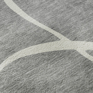 Piper Looms Mayfield Swirls AMF999 Gray Machine Washable Area Rug Swatch Image