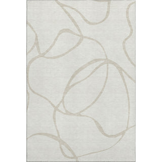 Piper Looms Mayfield Swirls AMF999 Ivory Machine Washable Area Rug main image