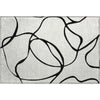 Piper Looms Mayfield Swirls AMF999 White Machine Washable Area Rug Scatter Main Image