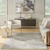 Nourison Ambiance AMI02 Grey Silver Area Rug Swatch Image