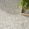 Nourison Ambiance AMI02 Grey Silver Area Rug Texture Image