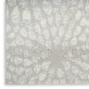 Nourison Ambiance AMI02 Grey Silver Area Rug Corner Image