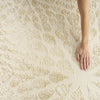 Nourison Ambiance AMI02 Ivory Gold Area Rug Corner Image