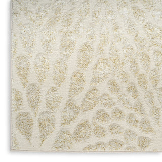 Nourison Ambiance AMI02 Ivory Gold Area Rug Texture Image