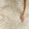 Nourison Ambiance AMI03 Ivory Silver Area Rug Texture 2