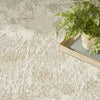 Nourison Ambiance AMI03 Ivory Silver Area Rug Texture Image