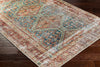 Livabliss Amelie AML-2352-Rust-Teal-Ivory-Midnight Blue-Sage Machine Washable Area Rug Corner Shot